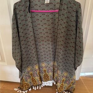 Emory Park Green and Yellow Shrug